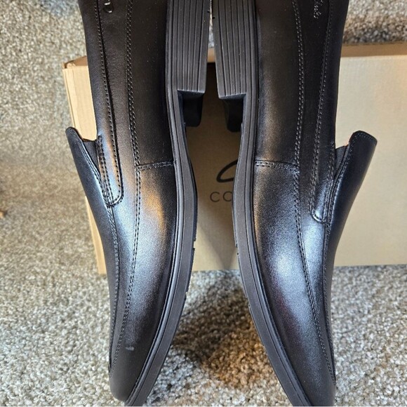 Clarks Mens Tilden Free Black Leather NEW Size 13 - Picture 4 of 8